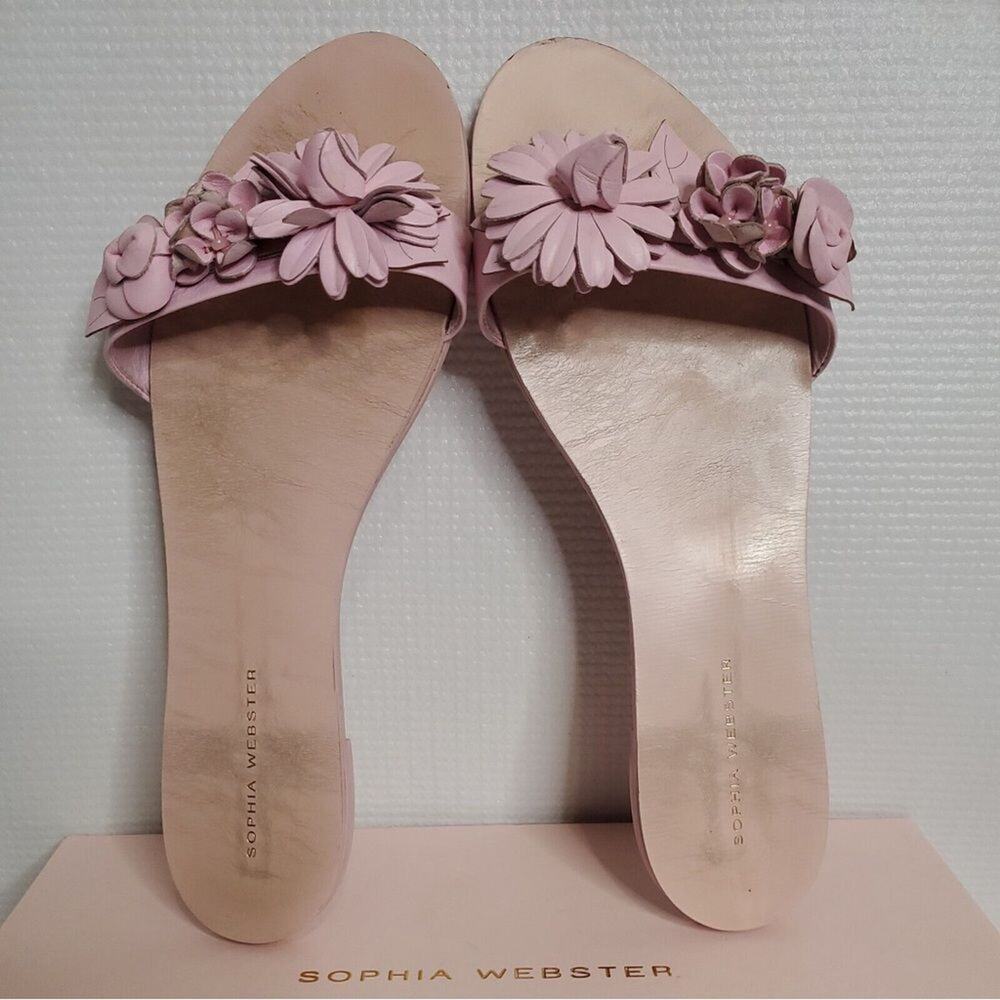 Sophia Webster Lilico Slide Pink Floral - Picture 2 of 12